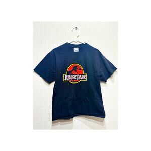 Vintage 1992 Jurassic Park T Shirt Single Stitch Black Large